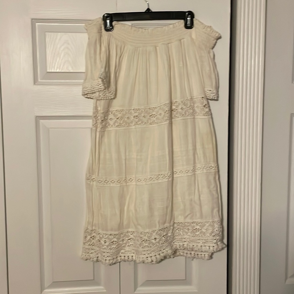 Lace Ivory Sundress Size Large